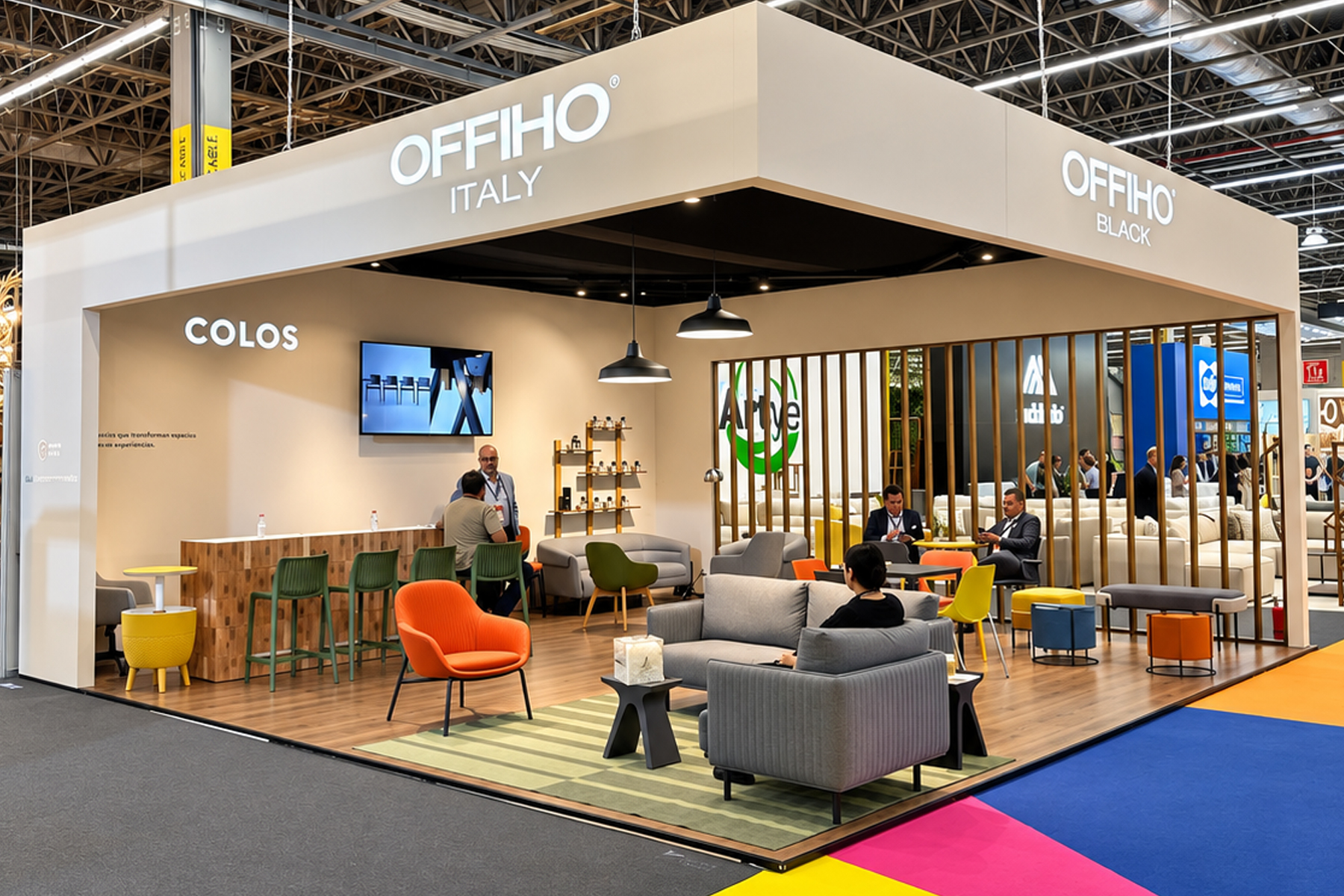 Stand Offiho en Expomueble Internacional